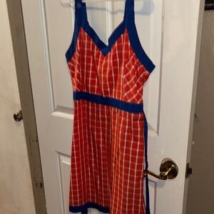 Florida Gators Plaid Dress - Orange and Blue